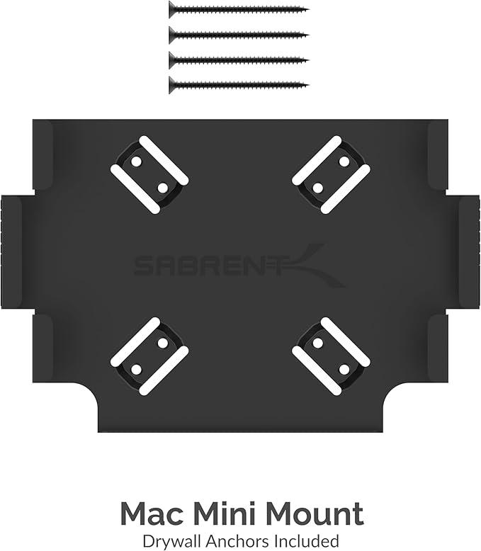 SABRENT Mac mini VESA Mount/Wall Mount/Under Desk Mount - Image 2