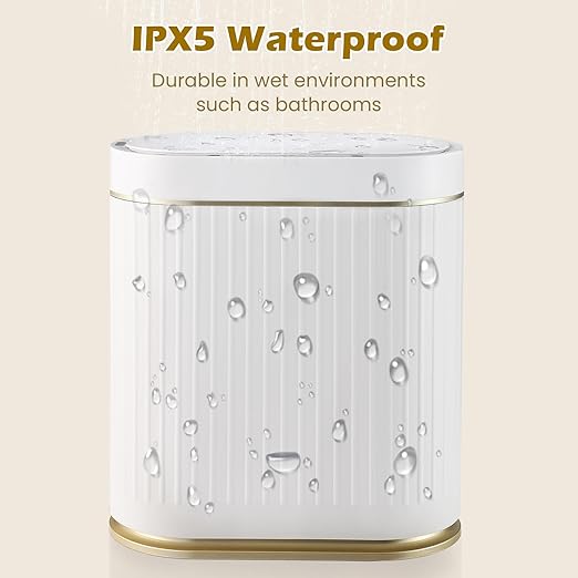 Bathroom Trash Can with Lid Automatic 2 Gallon Motion Sensor Garbage Bin - Image 6