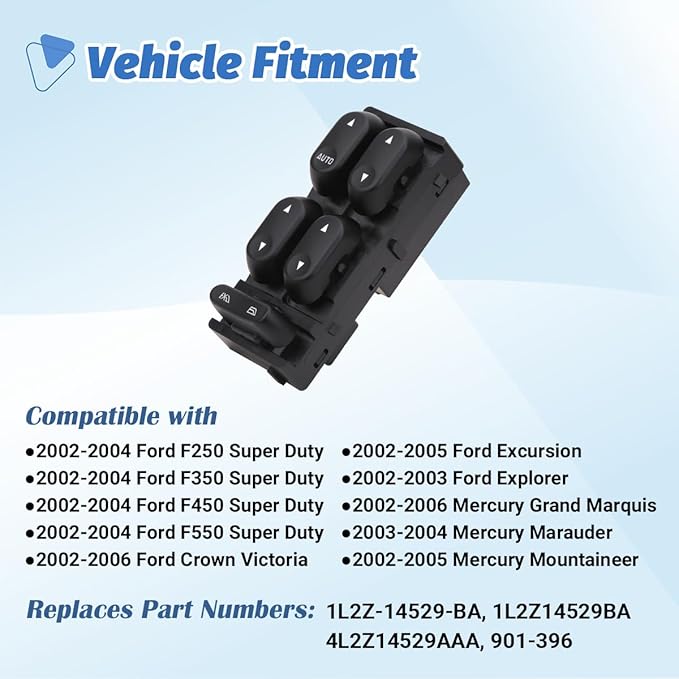 AiYiGu Power Window Switch Control Button Compatible - Image 2
