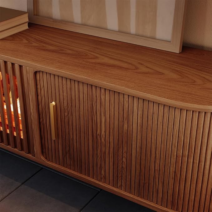POVISON Sliding Tambour Door TV Stand - Image 7