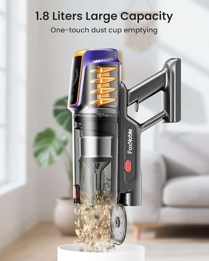 Cordless Vacuum Cleaner, 55KPa 650W 65Mins Vacuum Cleaners - Image 8