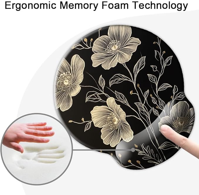 Ergonomic Mouse Pad with Wrist Support, Mouse Pad with Wrist Rest, Relieve - Image 4
