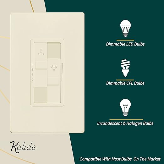 TOPGREENER Kalide Combo Dimmer Switch - Image 3