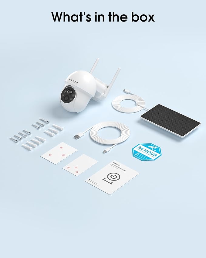 ARCCTV Solar Security Cameras Wireless Outdoor, 4MP 360° View Battery Powered - Image 8