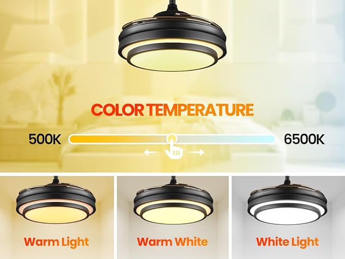 48 Inch Retractable Ceiling Fan - Image 4