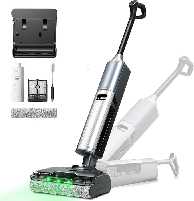 Wet Dry Vacuum Cleaner, Cordless Vacuum Mop Combo by HABIUBIU