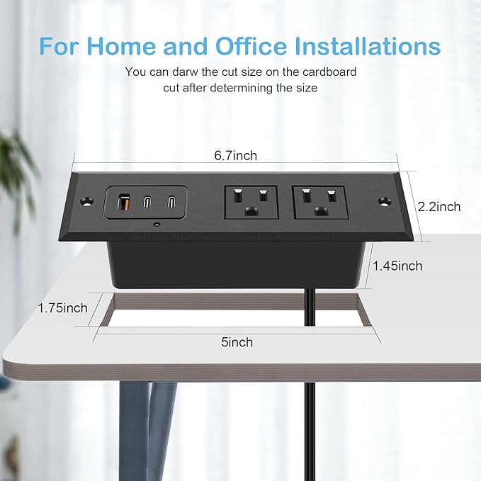 CCCEI Recessed Power Strip - Image 3
