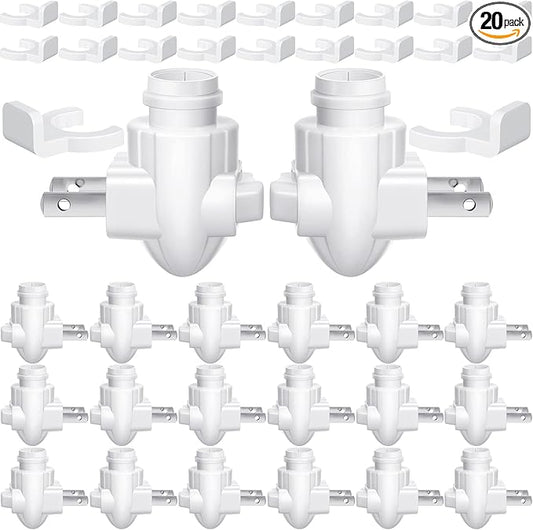 Tuanse 20 Sets Plug in Night Light Module Night Light Base by Tuanse
