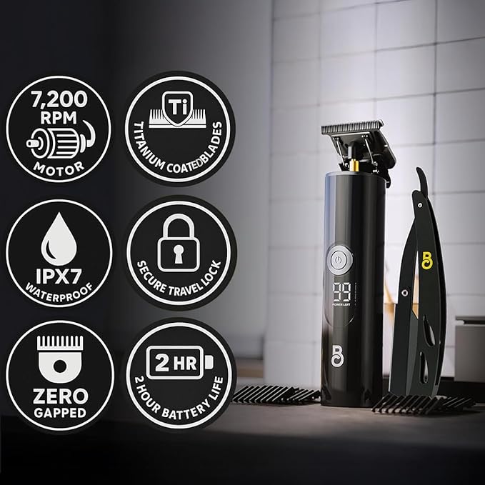 The Beard Club Professional T-Blade Beard Trimmer - Image 2