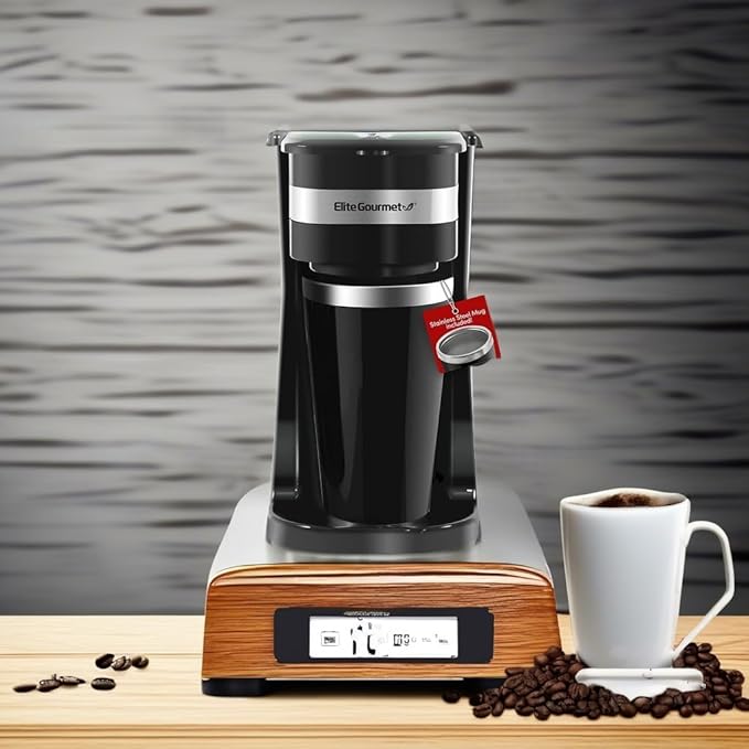 Elite Gourmet EHC113 Personal Single-Serve Compact Coffee Maker Brewer Includes - Image 4
