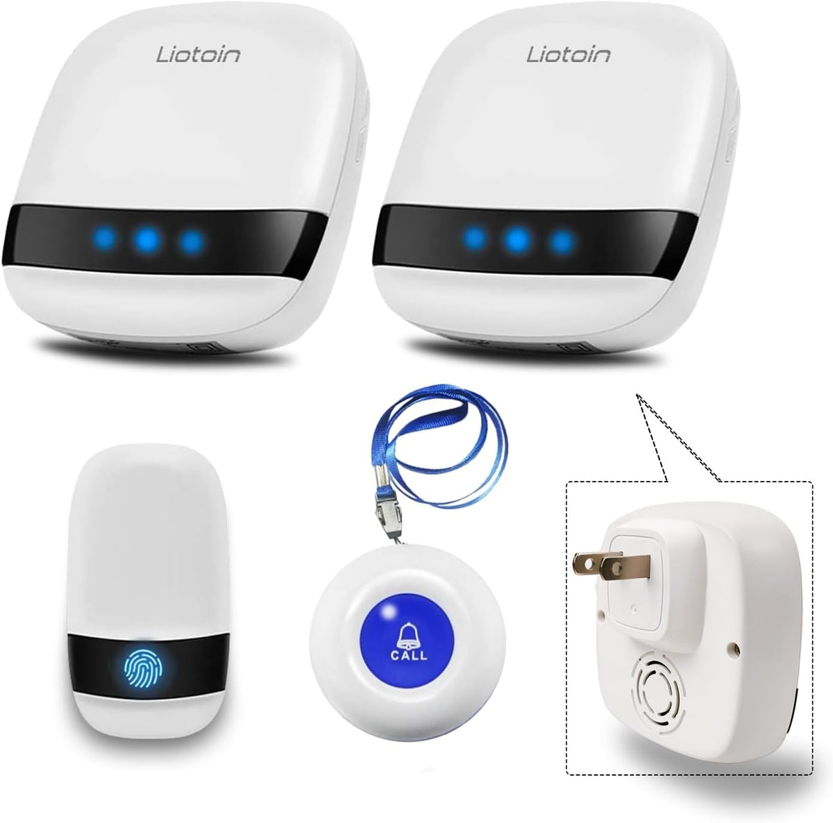 LIOTOIN Caregiver Pager Wireless Alert System