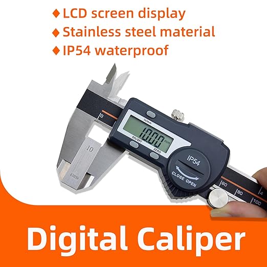 AICEY Digital Caliper Measuring Tool, IP54 Waterproof Stainless Steel - Image 7