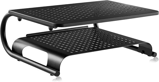 suptek Double-Deck Desk Monitor Stand Riser by suptek