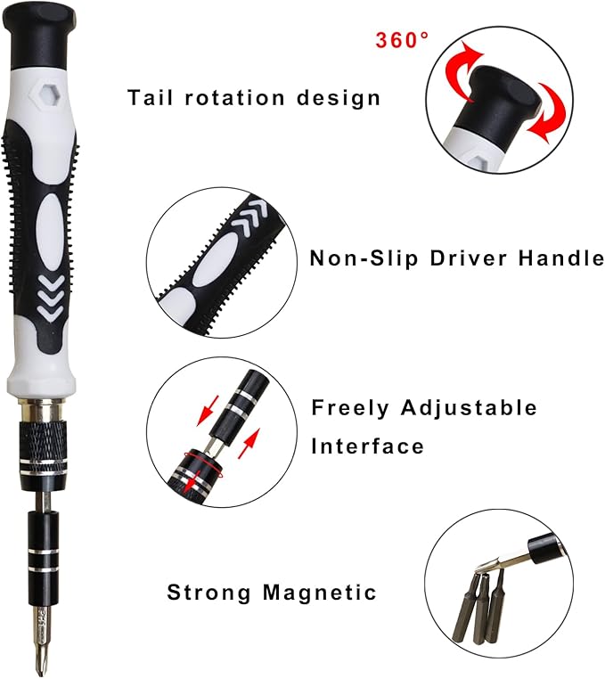 Sipery 122 in 1 Precision Screwdriver Set Magnetic Professional Computer Repair - Image 5