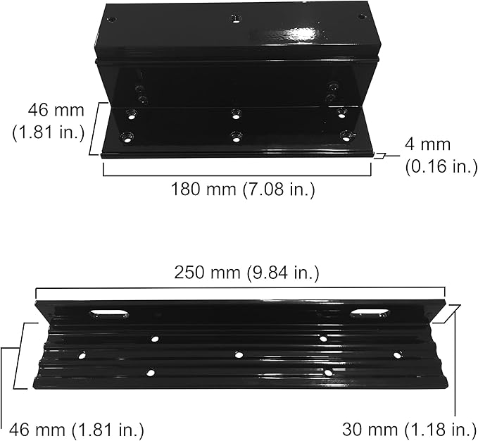 Visionis FPC-5192-BL Black 600lbs Indoor Electromagnetic Lock - Image 3