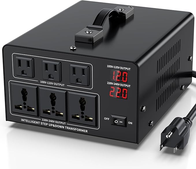 4000W Voltage Converter Transformer Step Up 110V/120V to220V/240V or Step Down by Unknown