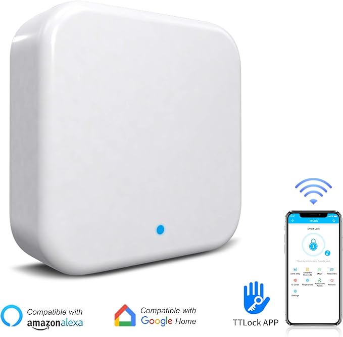 G2 Wifi Gateway Smart Lock for Voice Control, Wi-fi Bridge to TTLock App for - Image 2