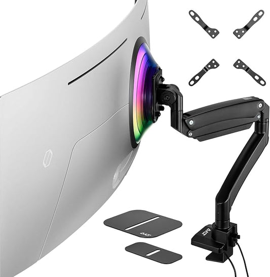 AVLT Single 17"-57" Super Ultrawide Monitor Arm by AVLT-USA