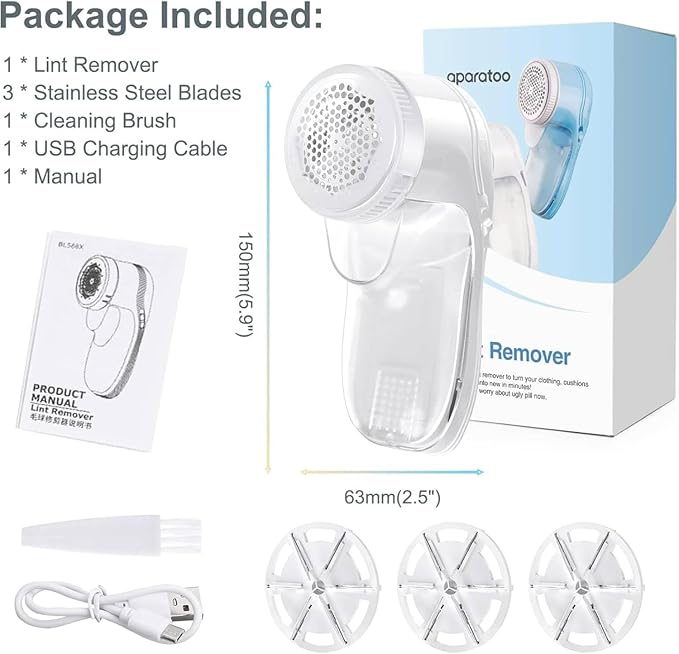 Fabric Shaver, Lint Remover for Clothes, Electric Lint Remover - Image 8