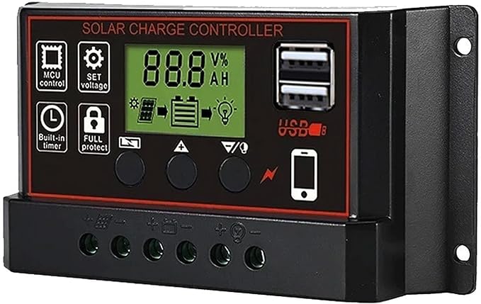 Solar Charge Controller, Solar Panel Charge Controller Intelligent Regulator - Image 4