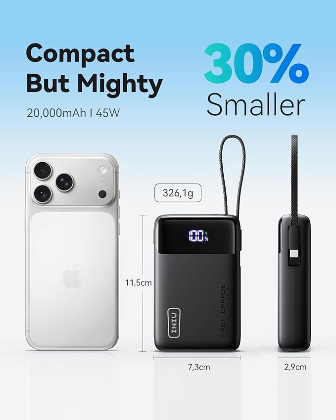 INIU Portable Charger, Small 20000mAh Power Bank - Image 2