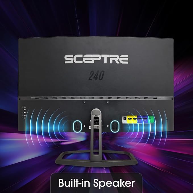 Sceptre Curved 32-Inch Gaming Monitor, 1920 × 1080, 99% sRGB, AMD FreeSync - Image 8