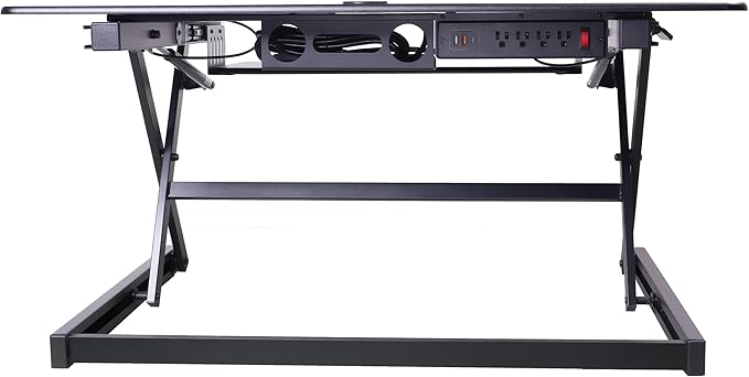 Rocelco 40" Height Adjustable Standing Desk Converter - Image 6