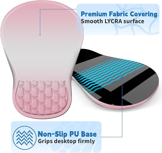 YIWEI Ergonomic Mouse Pad with Wrist Rest - Image 5