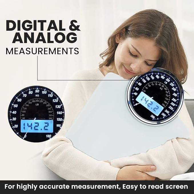 EILISON Highly Advance 2-in-1 Digital & Analog Weighing Scale - Image 4