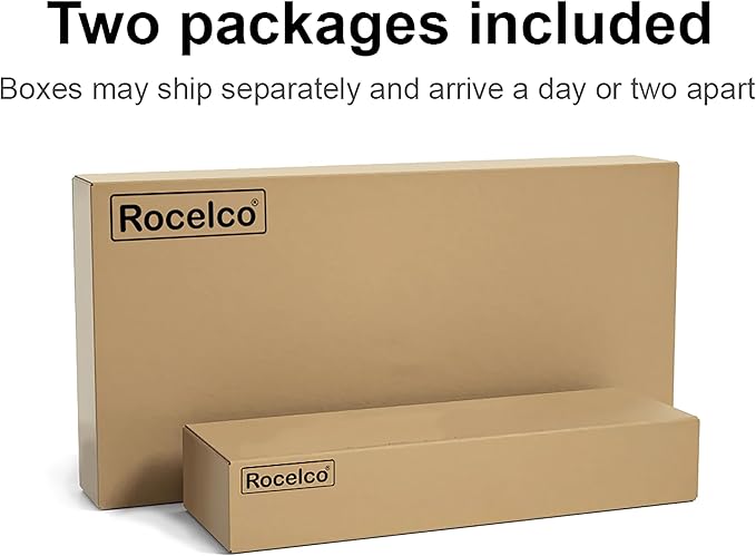 Rocelco 43" Height Adjustable Standing Desk Converter - Image 7