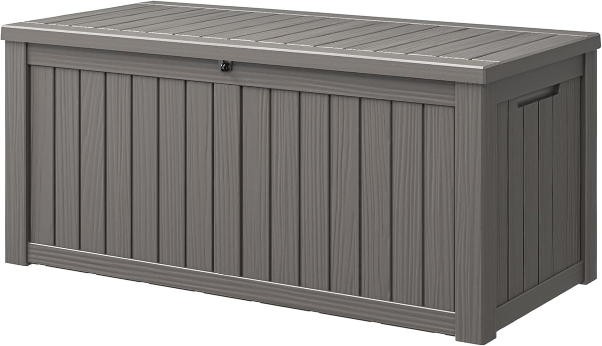 151 gal deck box, outdoor storage box waterproof, main product view
