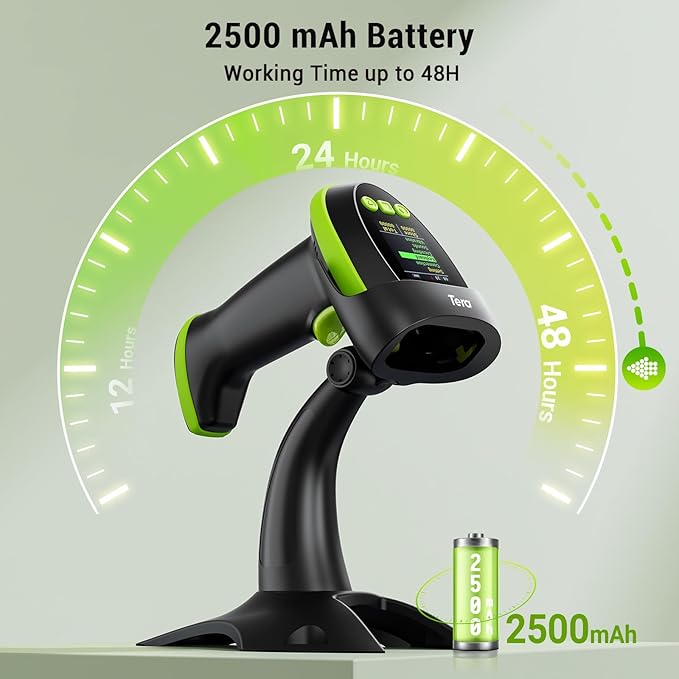 Tera Barcode Scanner Wireless 2D QR - Image 3