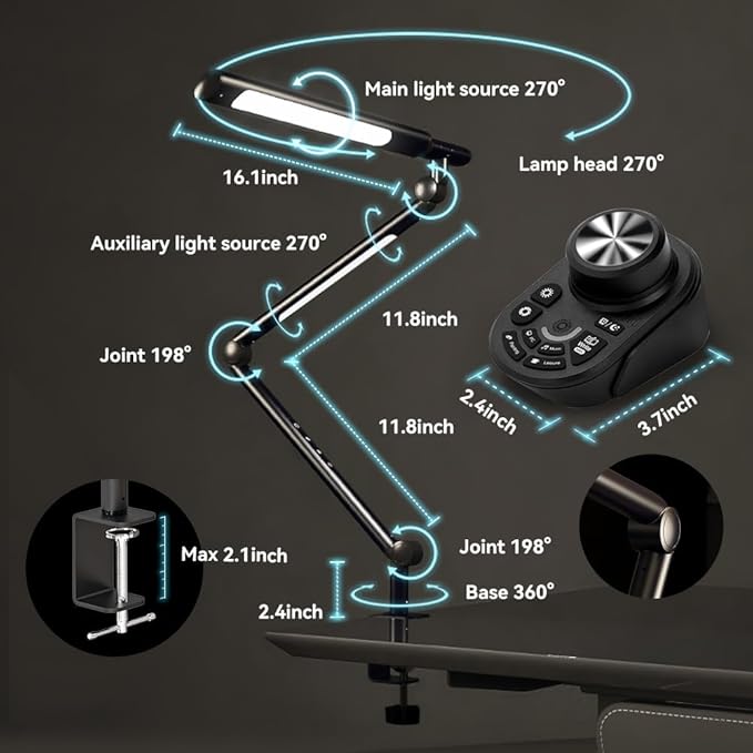 SANDROY VOLT Dual Light Source LED Desk Lamp - Image 3