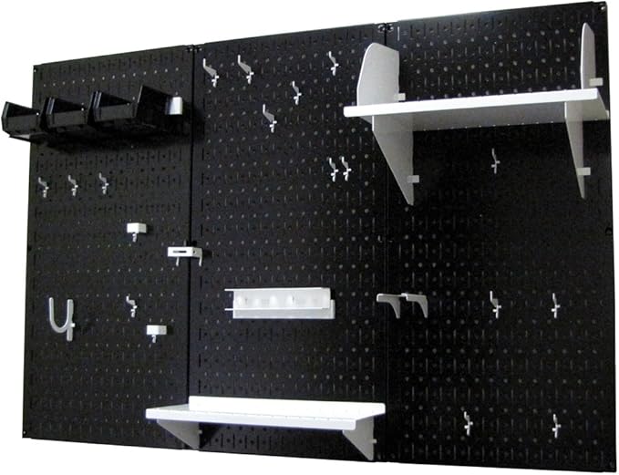 Wall Control Pegboard Organizer 4 ft. Metal Pegboard Standard Tool Storage Kit - Image 2