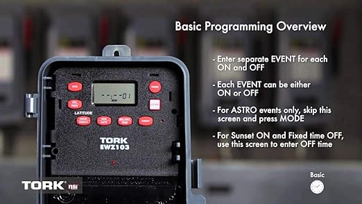 EWZ Series Multipurpose Control Astronomic 7 Day Time Switch, 120-277 VAC Input - Image 7
