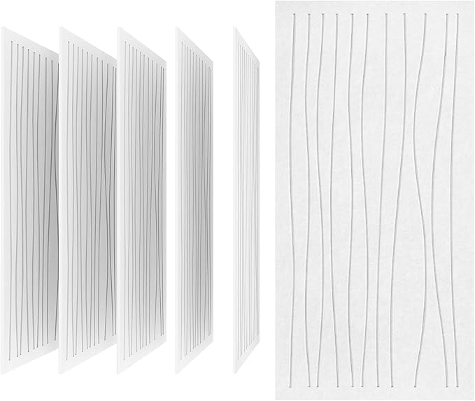 UMIACOUSTICS 6 PCS Acoustic Wall Panels, 47.2 x 23.6 Inches Flame Retardant by UMIACOUSTIC