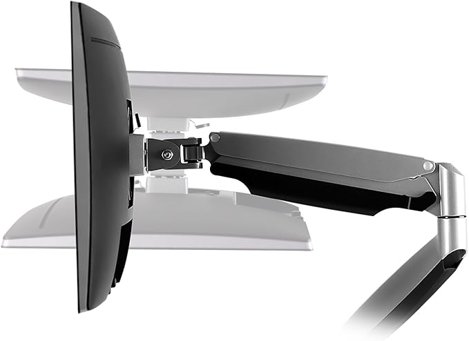 Mount-It! Dual Monitor Arm Mount Desk Stand Two Articulating Gas Spring Height - Image 7