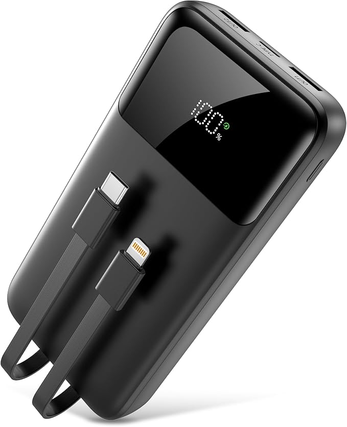 Portable Charger, 40000mAh Power Bank 22.5W Fast Charging, Built-in 2 Output by Unknown