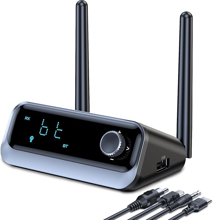 Bluetooth Receiver for Home Stereo, Wireless Audio Receivers for Wired Speakers by KAIY