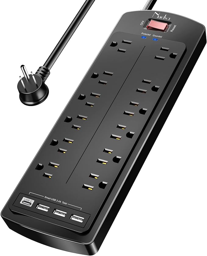 Power Strip, Nuetsa Surge Protector by Nuetsa