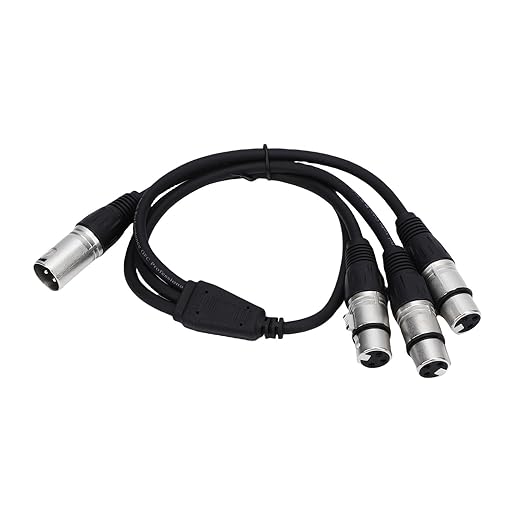 Estink XLR Splitter Cable 3 Pin Male to 3 Female Y Splitter - Image 4