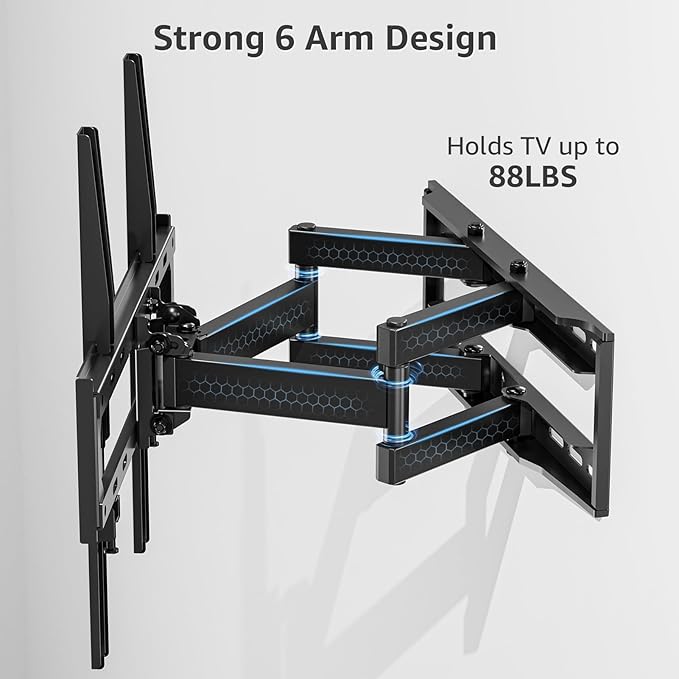 MOUNTUP UL Listed TV Wall Mount, Full Motion TV Mount - Image 4