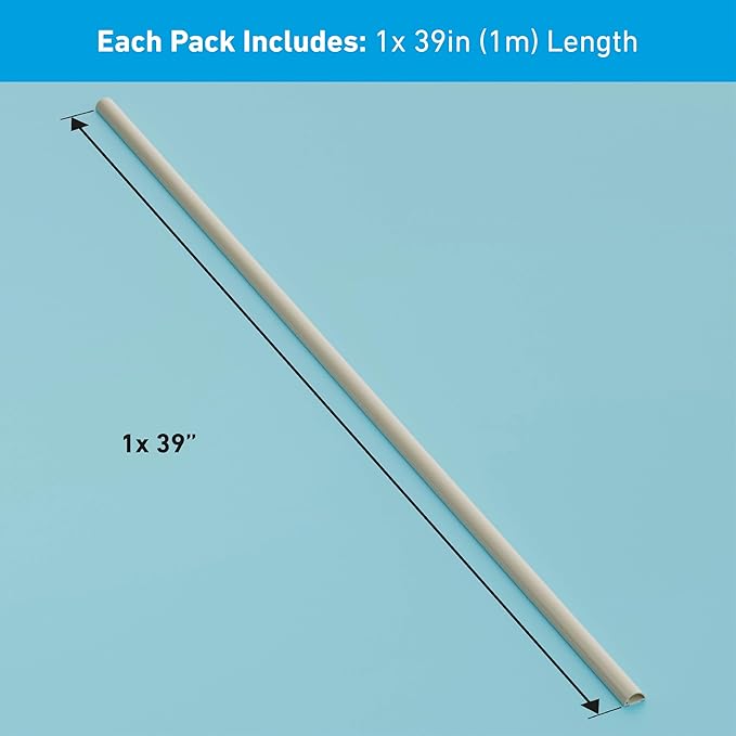 D-Line Half Round Cord Hider, Patented Cable Cover, Hide TV Wall Mount Wires - Image 4