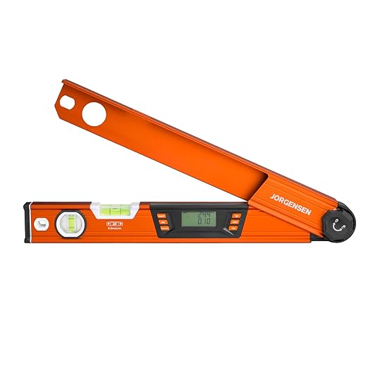 JORGENSEN Digital Angle Finder, Protractor Digital Level by Jorgensen