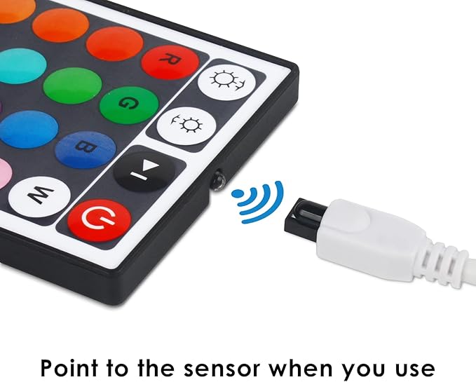 RGB LED Strip Light Remote Controller, 44 Key IR Remote - Image 5
