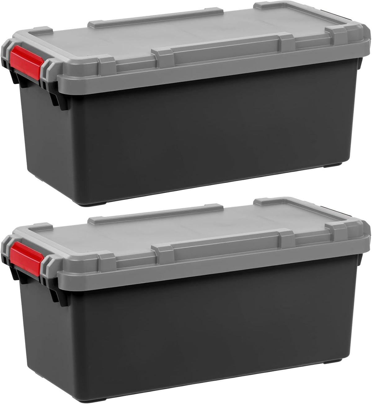 iris usa 2-pack 15 gallon lockable storage trunk, main product view