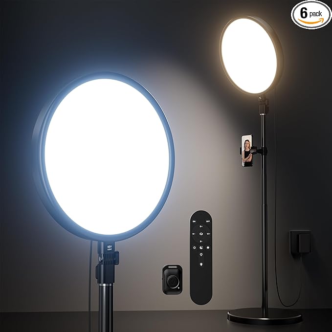 Weilisi Large Ring Light with 79" Stand, 6500K Professional Full-Screen Big by Weilisi