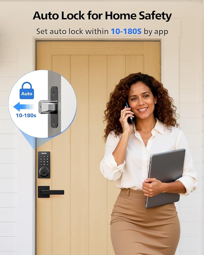 Philips Wi-Fi Smart Door Lock, Keyless Entry Door Lock - Image 8