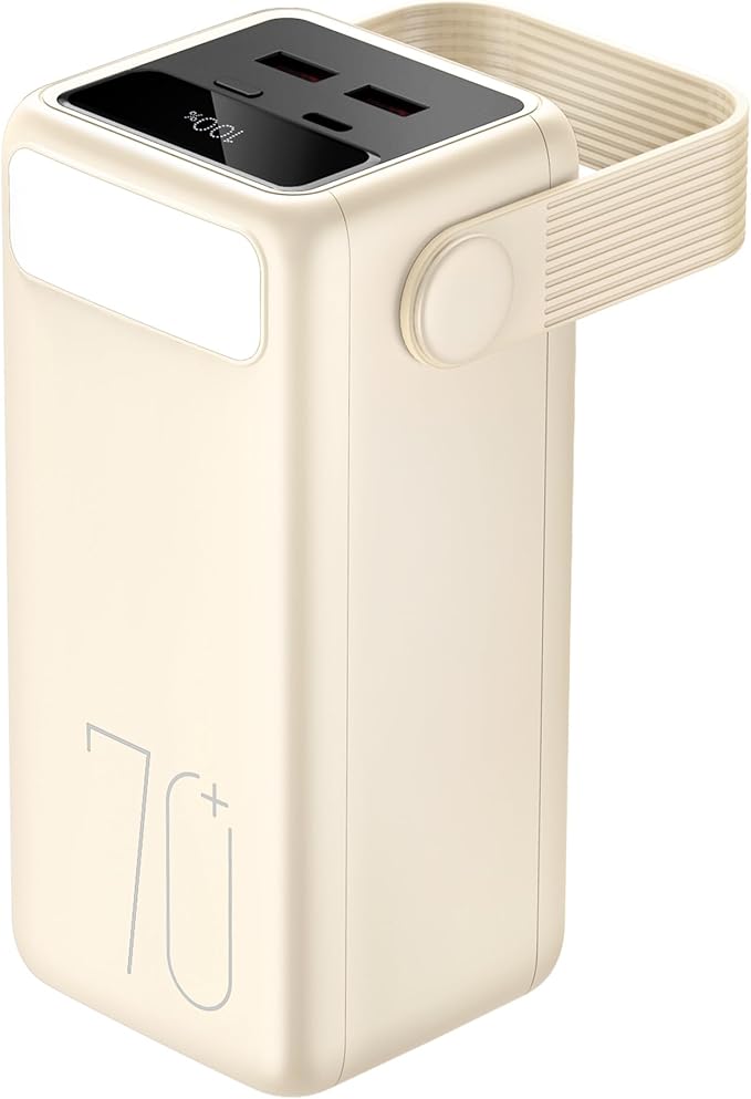 Aterob Portable Charger Power Bank 70000mAh, 22.5W Fast Charging USB C Battery by Unknown
