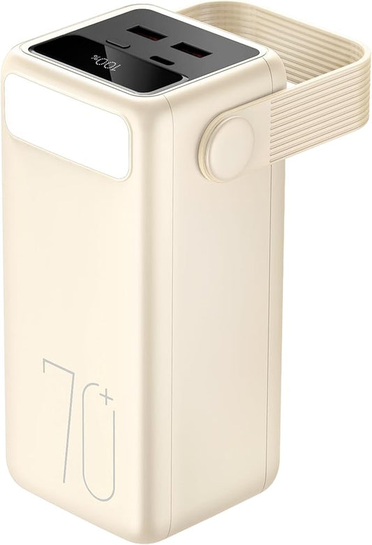 Aterob Portable Charger Power Bank 70000mAh, 22.5W Fast Charging USB C Battery by Unknown